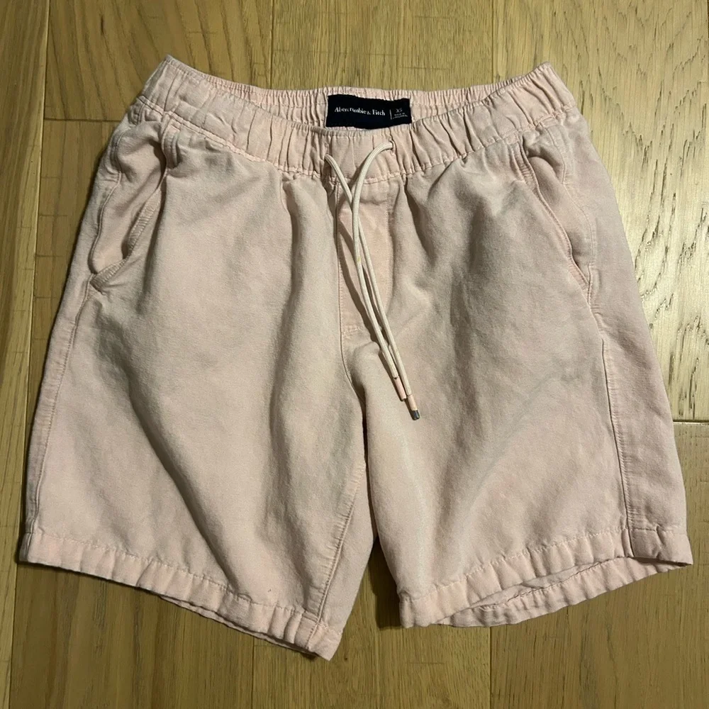 Abercrombie & Fitch Light Pink Pull-On Shorts